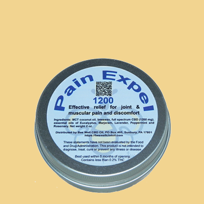 Bee Well CBD Pain Salve — Full-Spectrum CBD with Essential Oils for Targeted Topical Comfort