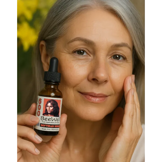 Pamper your face with our rejuvenating Scythian Serum.