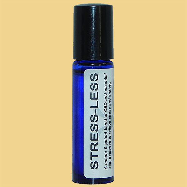 Stress-Less Roll-On — Full-Spectrum CBD with essential oil blend