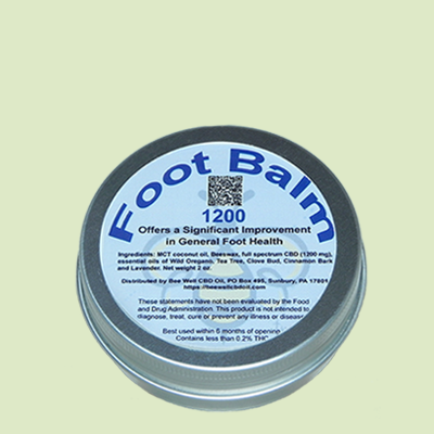 CBD FOOT BALM - Relax Tired Feet and Soothe the Itch!