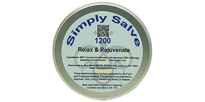 Simply Salve CBD Relax and Rejuvenate