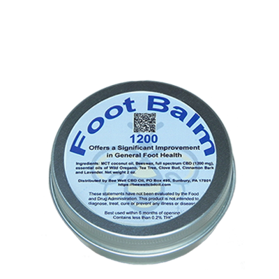 Foot Balm - transparent background