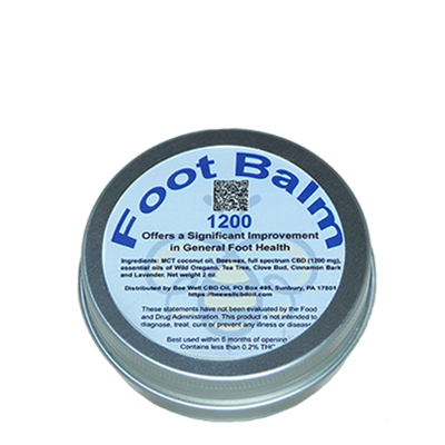 Foot Balm - white background